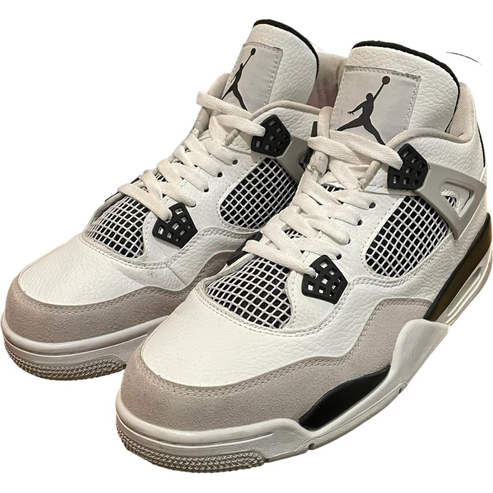 Jordan Air Jordan Iconic Retro 4 Military Black/Speckled Grey. Almost ne…